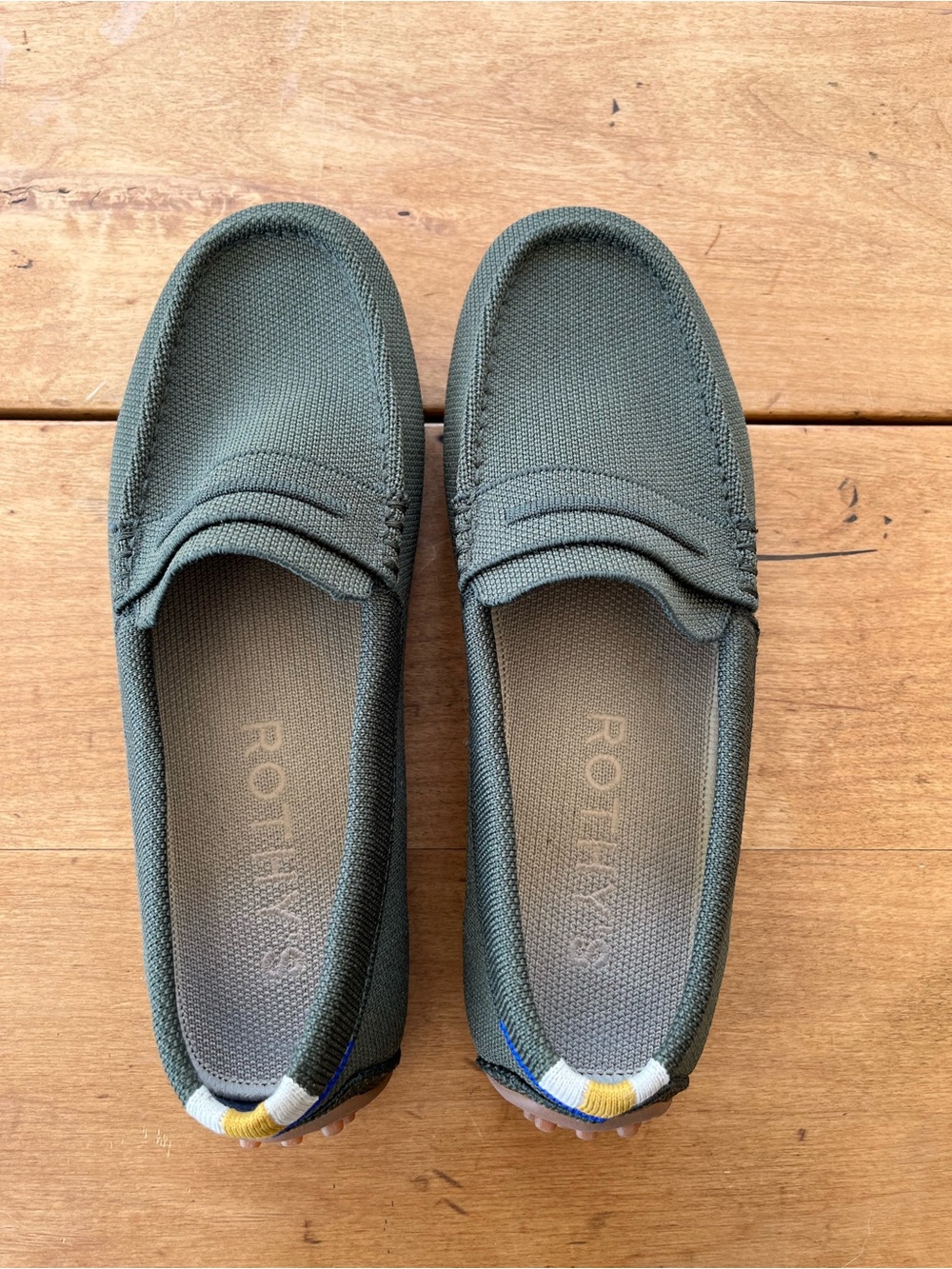 Rothy's Women The Daily Driver shoes in Cypress Green